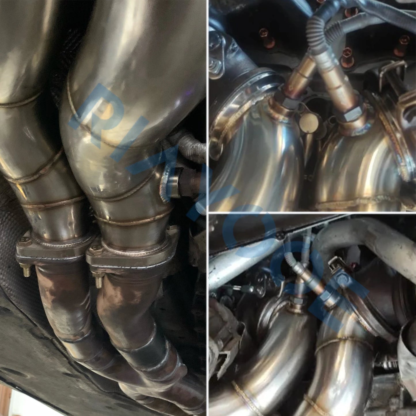 Car 3'' N54 Downpipe Exhaust Pipe Fits for BMW 135i 335Xi E82 E90 E91 E92 E93 3.0T 07-13 Turbo Down Pipes Stainless Steel